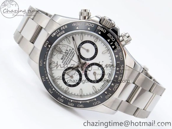 1221 Daytona 126500 QF 1:1 Best Edition 904L Steel White Dial on SS Braclet SH4131 V Stretchable 1297